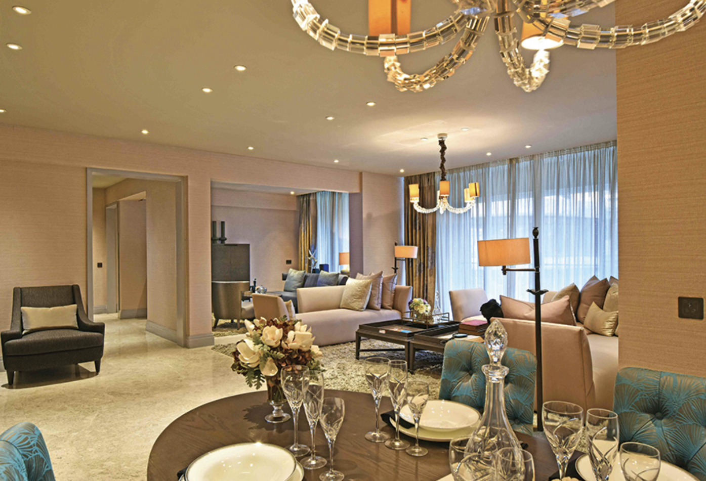 Runwal Elegante — Living & Dining