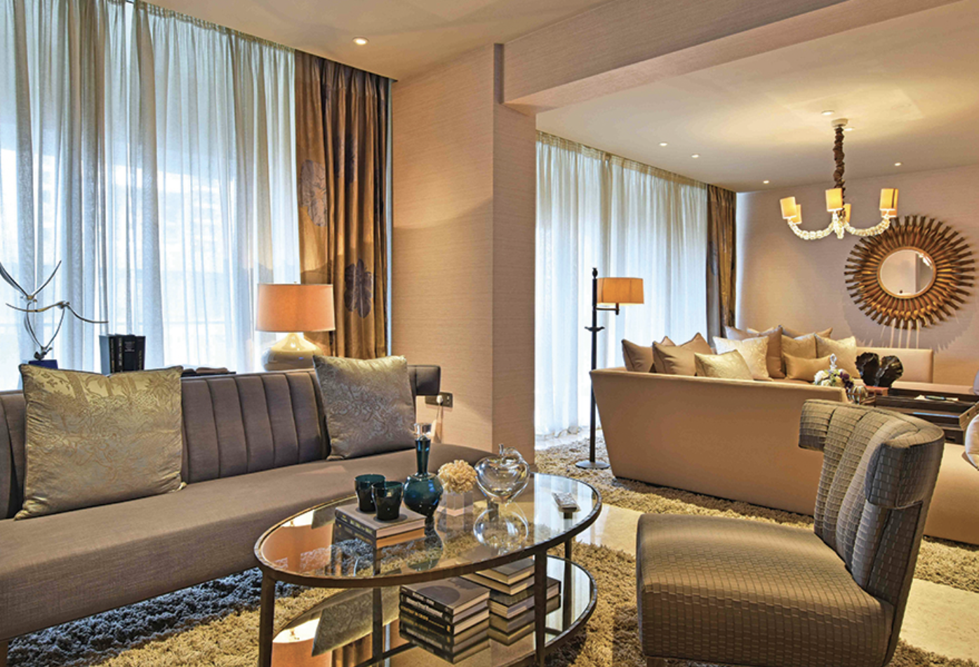 Runwal Elegante — Living Room