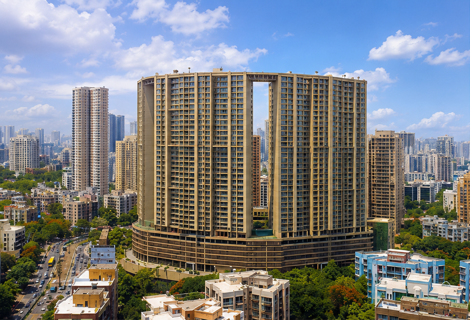Runwal Elegante — Aerial View